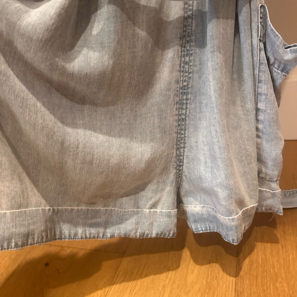 Splendid Light Blue Sleeveless Romper - Picture 8 of 9
